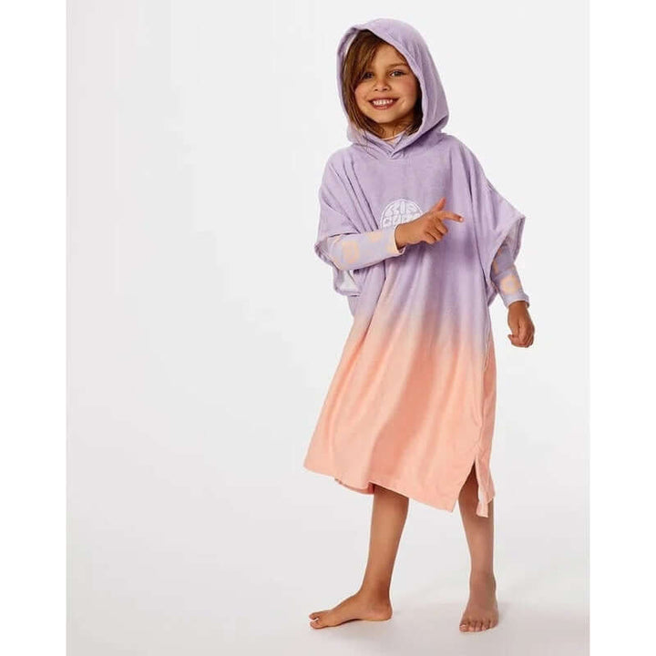 Rip Curl Kids Poncho Dip Dye - lilac