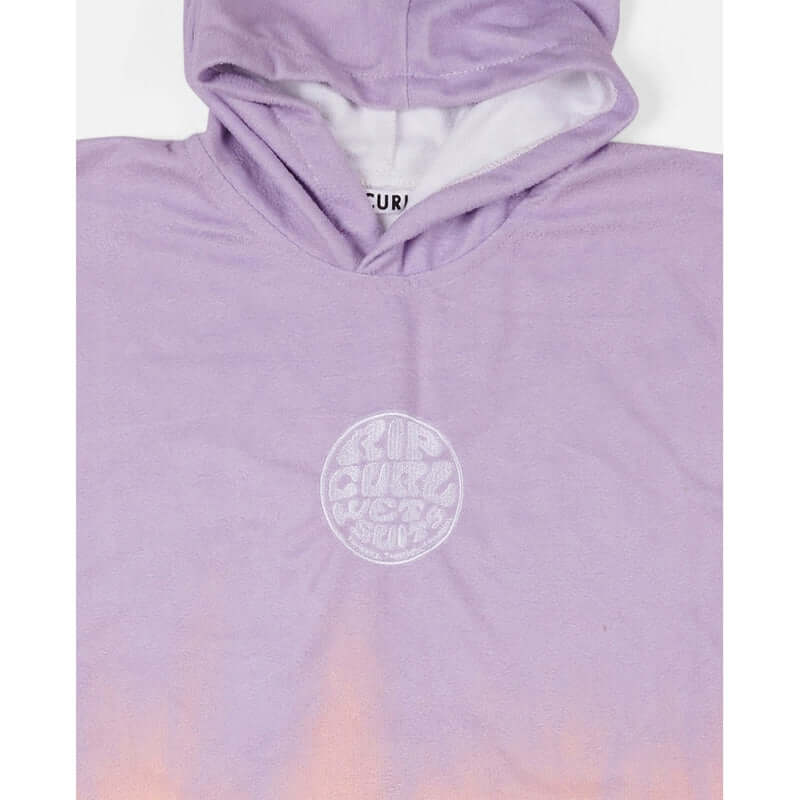 Rip Curl Kids Poncho Dip Dye - lilac
