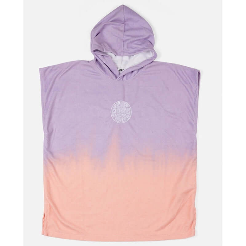 Rip Curl Kids Poncho Dip Dye - lilac