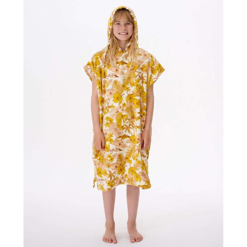 Rip Curl Kids Poncho Paradise - retro yellow