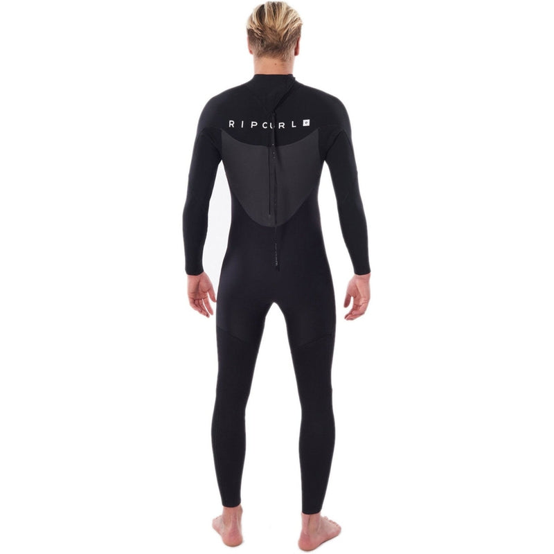 Rip Curl Omega 3/2mm Backzip Neoprenanzug für Herren - schwarz