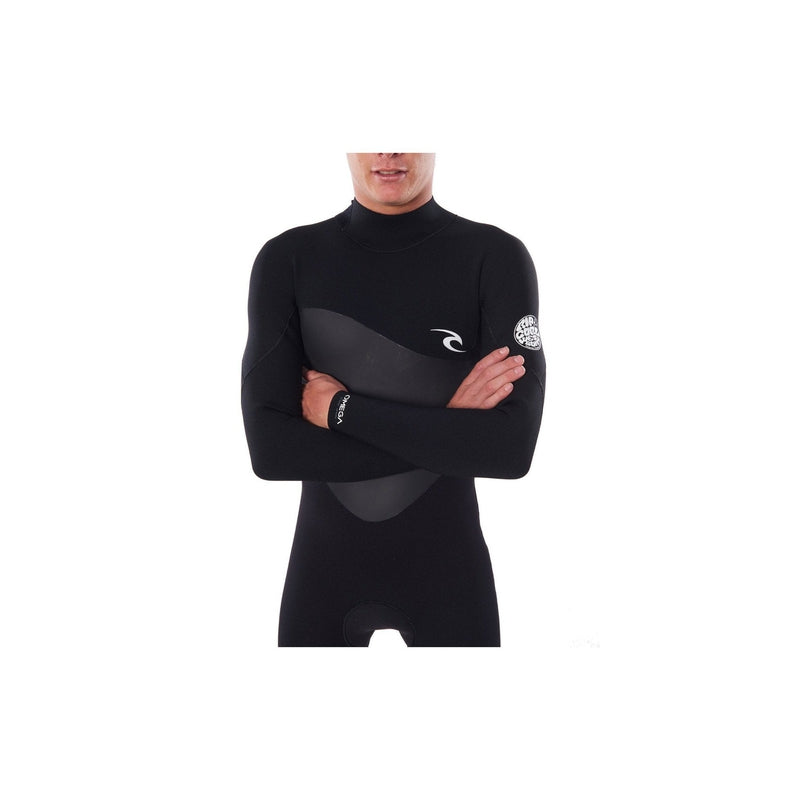 Rip Curl Omega 3/2mm Backzip Neoprenanzug für Herren - schwarz
