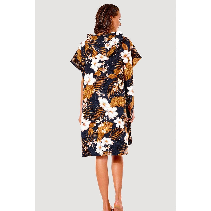 Rip Curl Playabella hooded towel - Girls - black