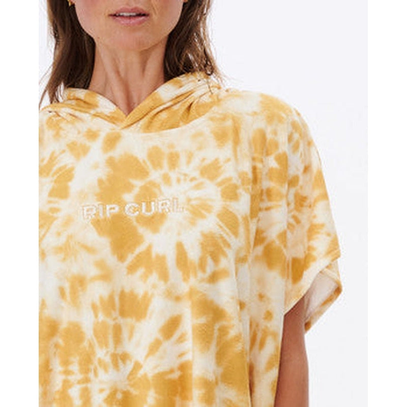 Rip Curl Poncho Classic Surf Hooded Towel - mustard