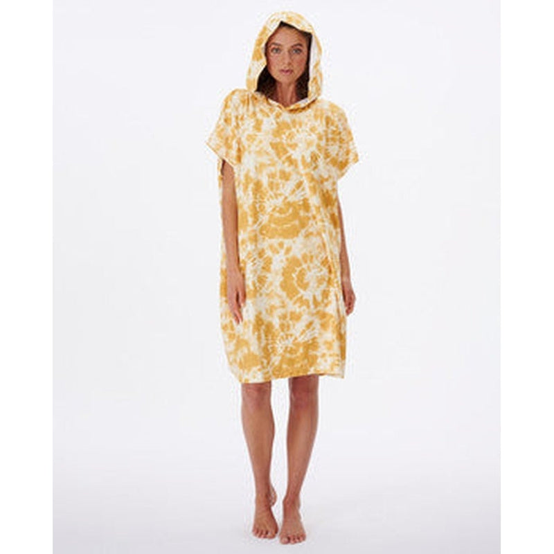 Rip Curl Poncho Classic Surf Hooded Towel - mustard