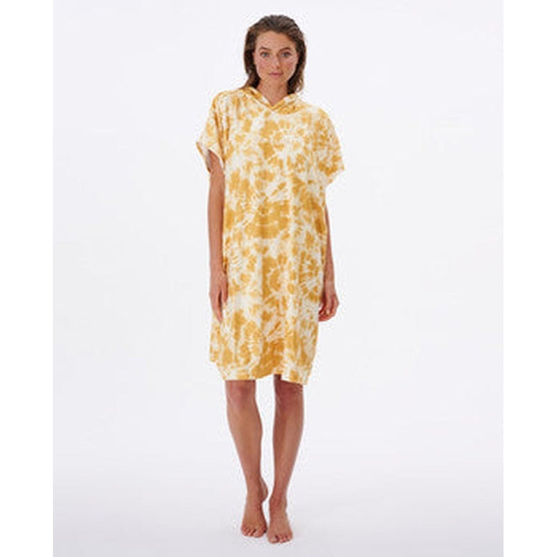 Rip Curl Poncho Classic Surf Hooded Towel - mustard