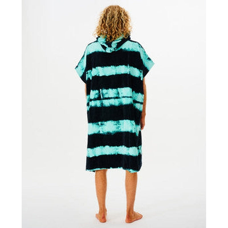 Rip Curl Poncho Combo print Hooded Towel - black stripes