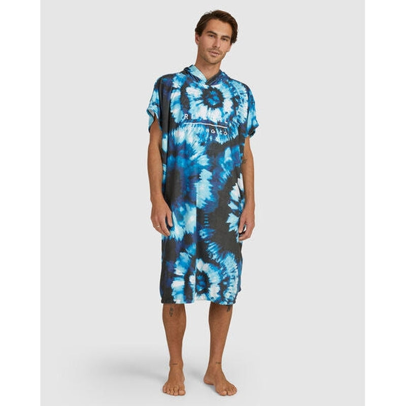 Rip Curl Poncho Mix Up Hooded Towel - pacific blue