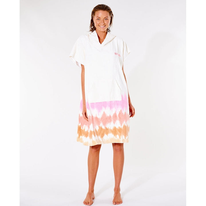 Rip Curl Poncho Sun Drenched Hooded Towel - pink
