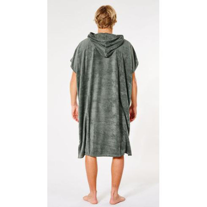 Rip Curl Poncho Unisex Mix Up Hooded Towel - dark olive