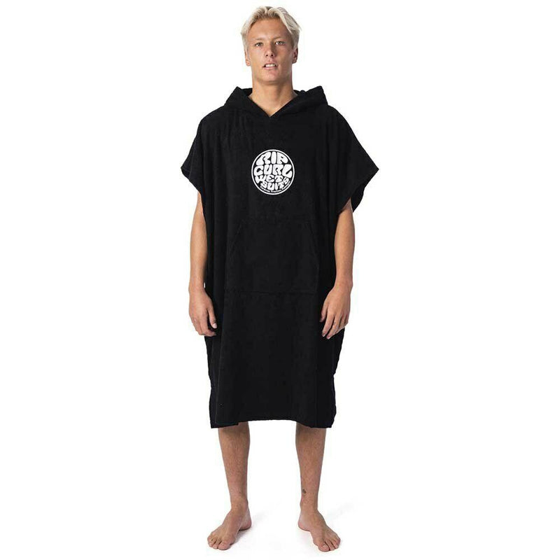 Rip Curl Poncho Wet As Hooded Towel - black