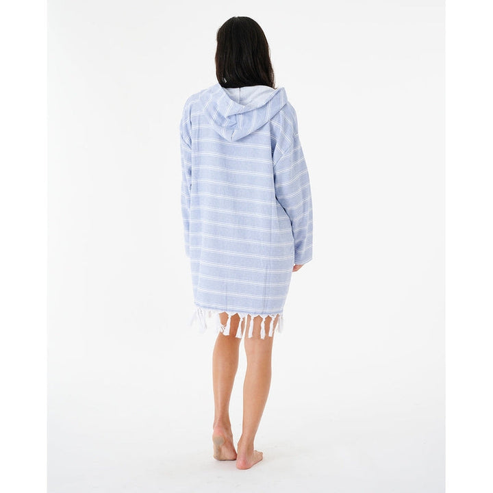 Rip Curl Poncho mit durchgehendem Reißverschluss - blue