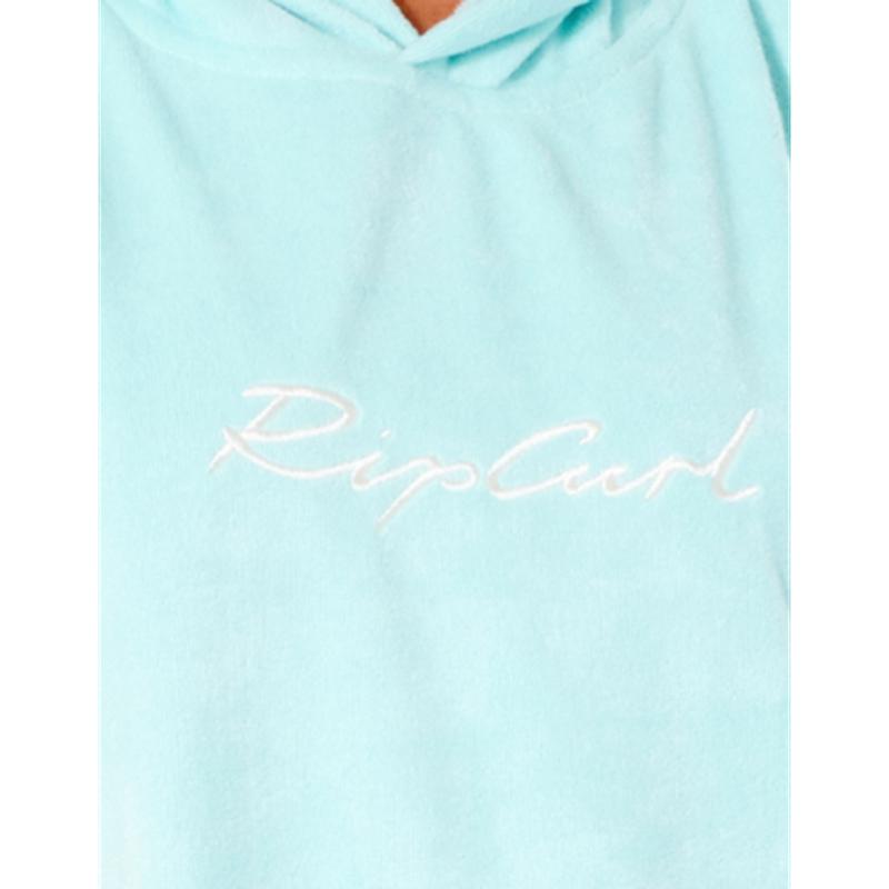Rip Curl Script Hooded Towel - light aqua