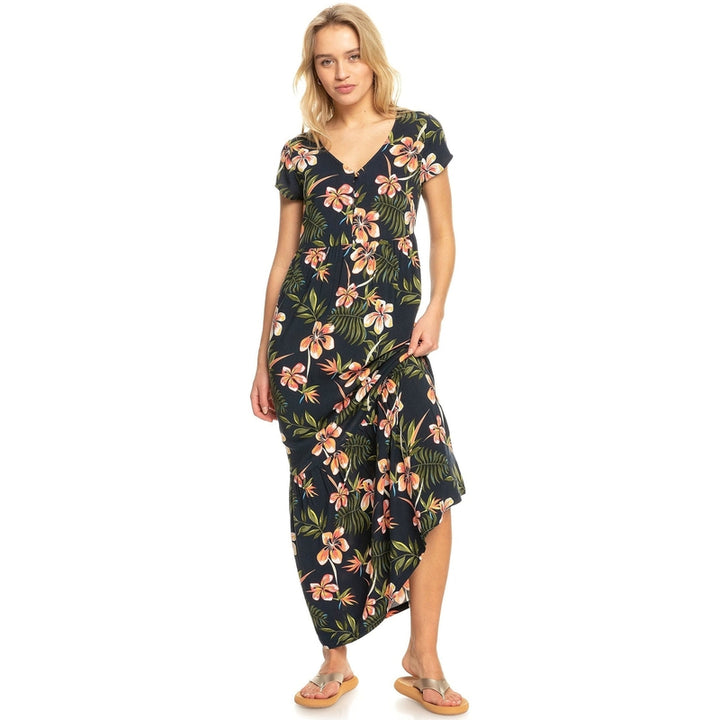 Roxy Damen Kleid Popular Song - mood indigo tropical depth
