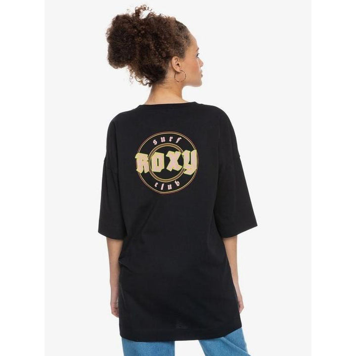 Roxy Damen T-Shirt Macrame Hour - anthracite