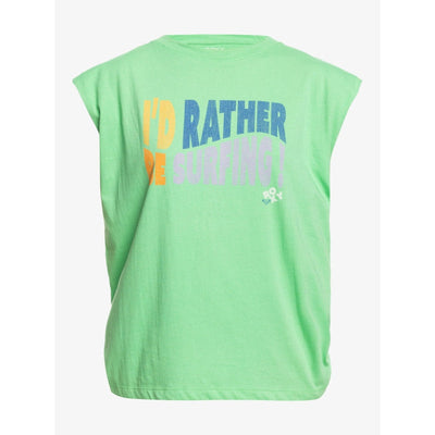 Roxy Damen T-Shirt ohne Ärmel The Smell Of The Sea - absinthe green