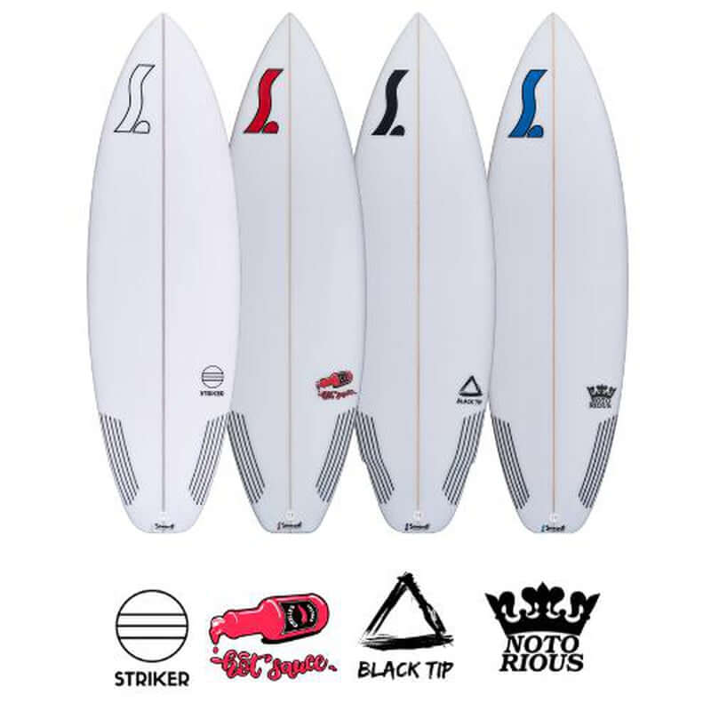 Semente Poolboard Black Tip 5'1" (HD Plugs, Gun Glassing)