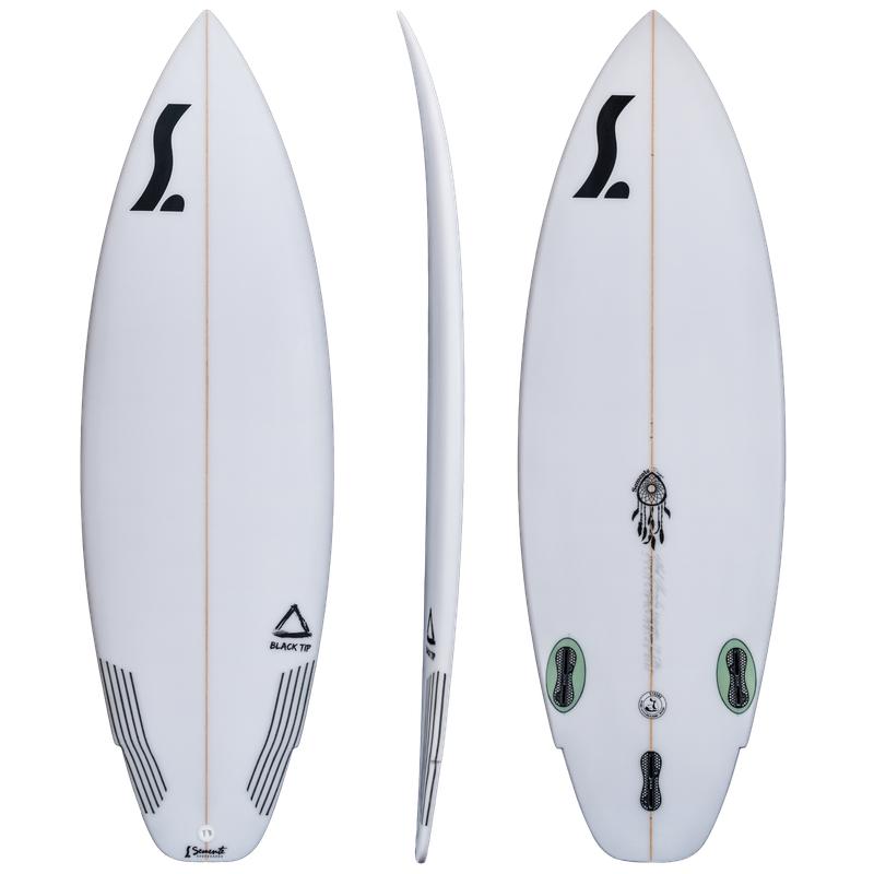 Semente Poolboard Black Tip 5'3" (HD Plugs, Gun Glassing)