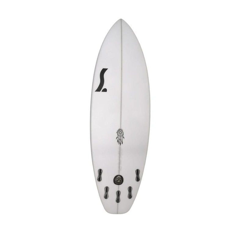 Semente Surfboard Tommy Knocker 5'8 (Tri/Quad) - reparierter Transportschaden