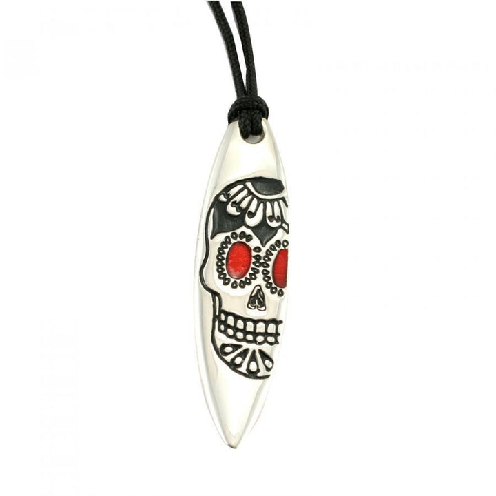 Silver & Surf Kette Mexican Skull - silber