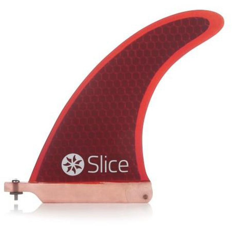 Slice Longboard Zenterfinne 7" - rot