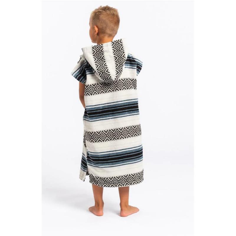 Slowtide Poncho Oso KIDS - white