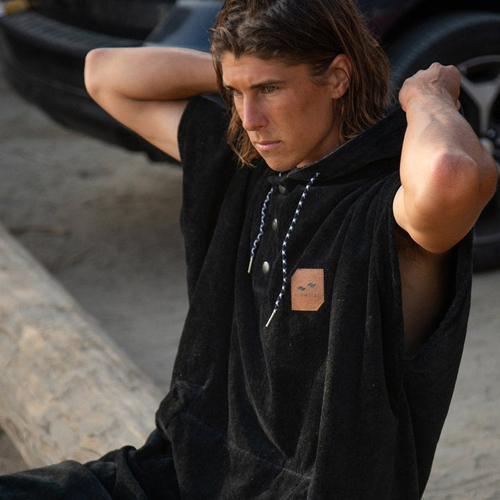 Slowtide Poncho The Digs - black