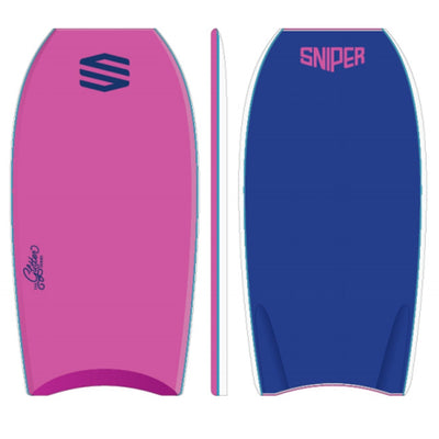 Sniper Bodyboard 36" Pop Glitter PE - pink/blau