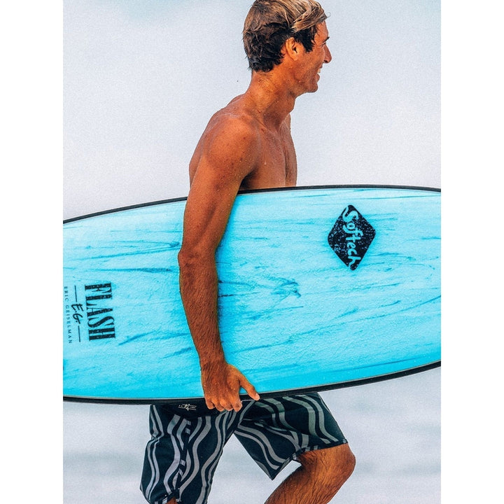 Softech Flash Eric Geiselman 5'7" Softboard 36L - blue marble