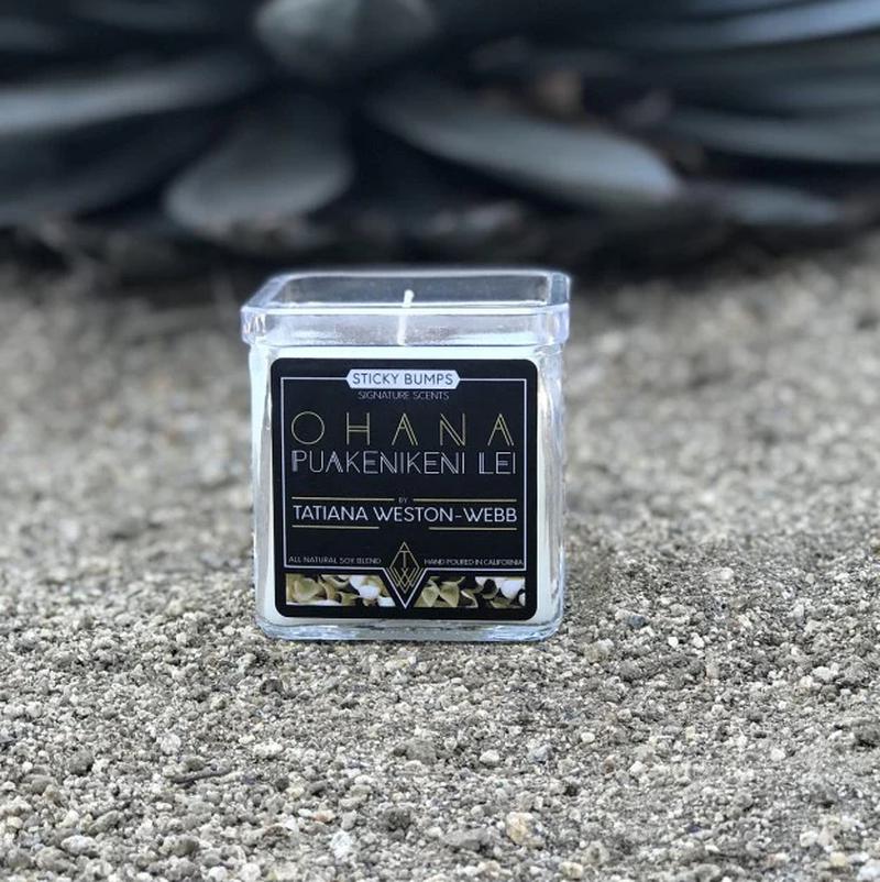 Sticky Bumps Scented Candle Tati - Ohana Puakenikeni Lei