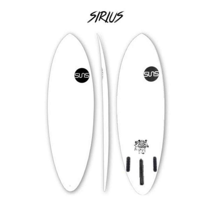 Suns Sirius TEC2 5'10 - weiss (Occaboard)