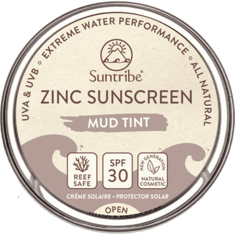 Suntribe Bio Zink Sonnencreme - mud tint (45g)