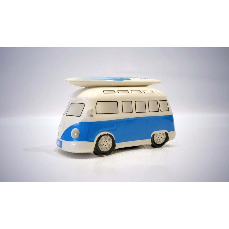 VW Bus Form blau als Spardose – Strandliebe