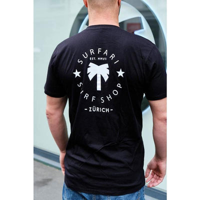 Surfari Herren T-Shirt Zürich - schwarz