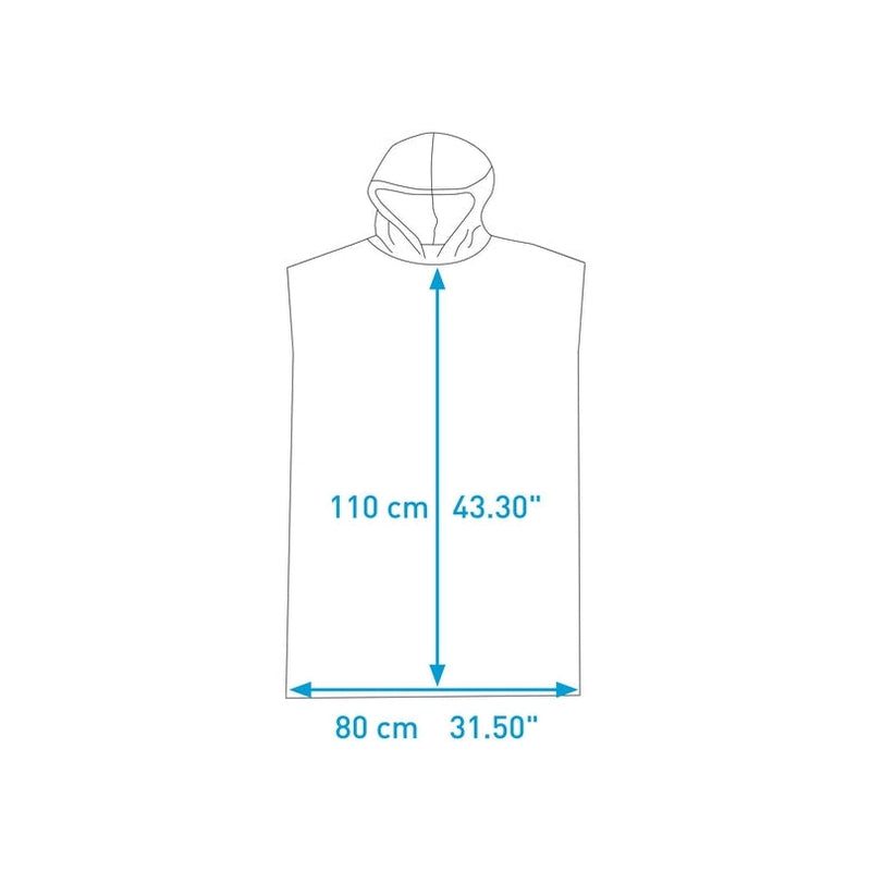 Surflogic Quick Dry Poncho Mircofiber - olive/green