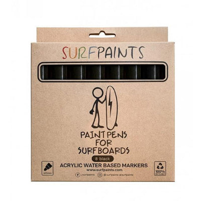 Surfpaint 8er Pack, 4mm Stifte - black