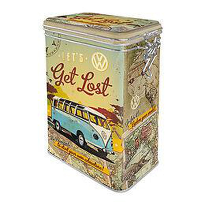 Vintage Blechdose "Get lost"