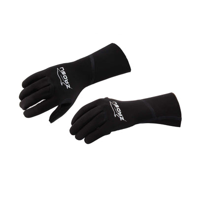 Zaosu 2mm Neopren Handschuhe fürs Schwimmen - schwarz