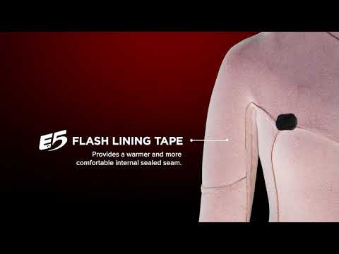 Rip Curl Damen Flashbomb 4/3mm, Chestzip Neoprenanzug - black