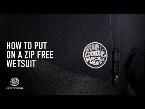 Rip Curl Women's Wetsuit E-Bomb E6 4/3mm Zipfree - Black