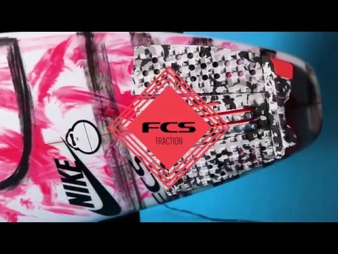 FCS Tail Pad Julian Wilson - black/white